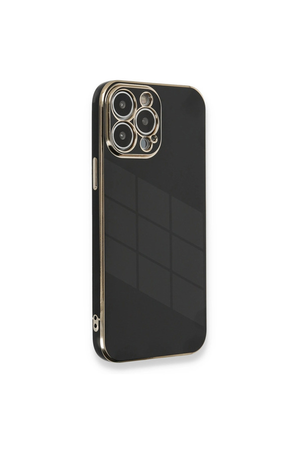 Evimdeyokyok Apple İphone 13 Pro Kılıf Volet Silikon - Siyah