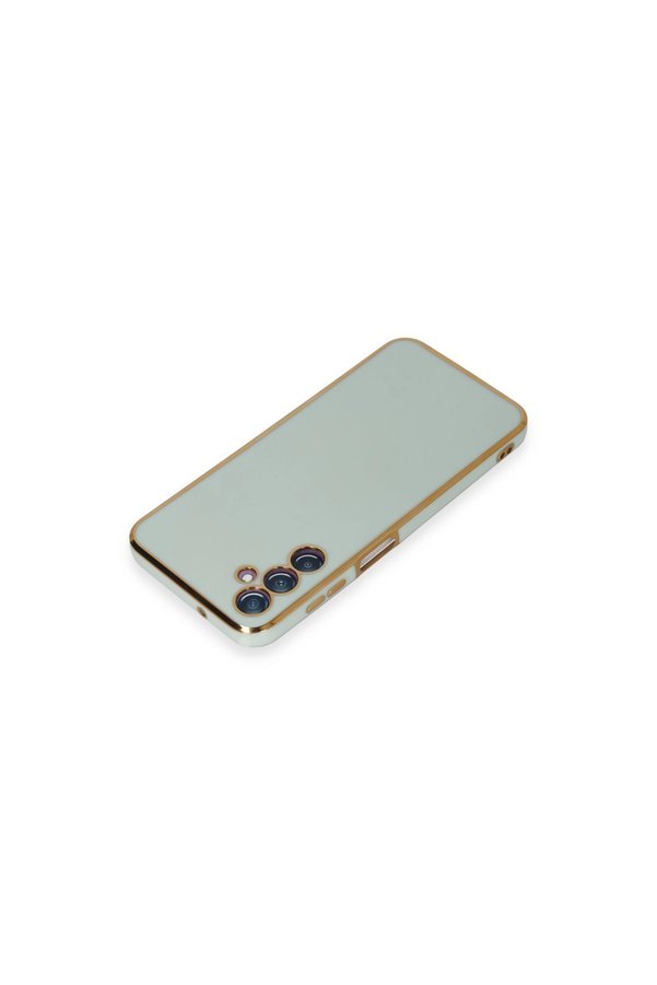 Evi̇mdeyokyok Samsung Galaxy M14 5G Kılıf Volet Si̇li̇kon - Açık Yeşi̇l