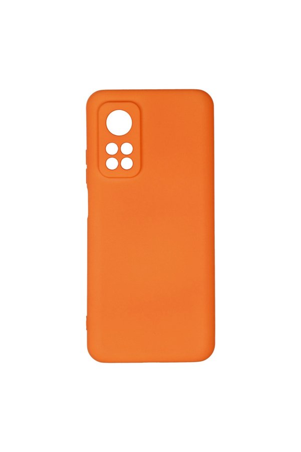 Evimdeyokyok Xiaomi Mi 10T Kılıf Nano İçi Kadife Silikon - Turuncu