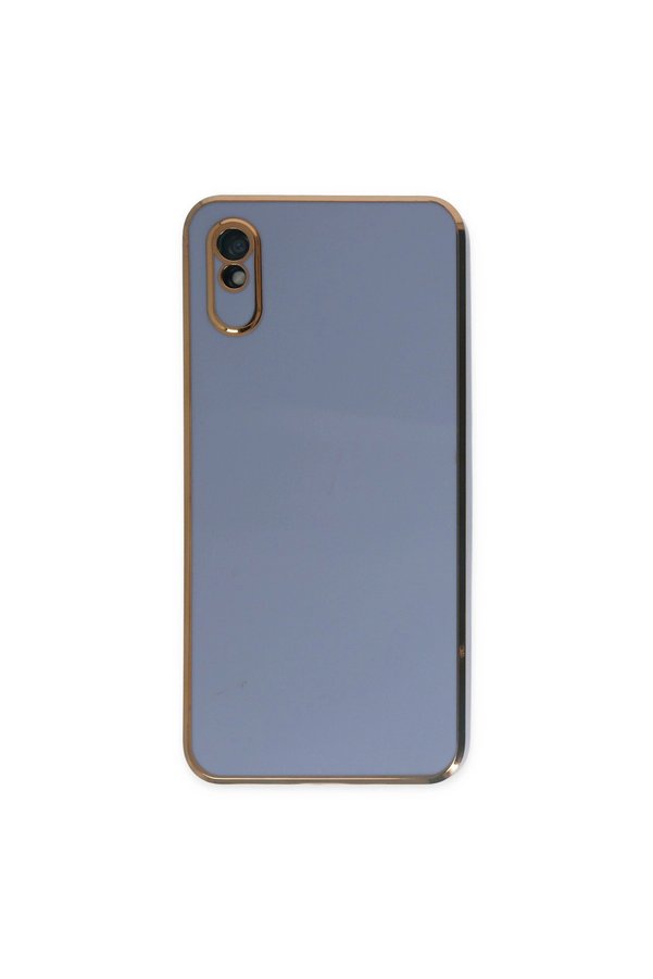 Evimdeyokyok Xiaomi Redmi 9A Kılıf Volet Silikon - Mavi