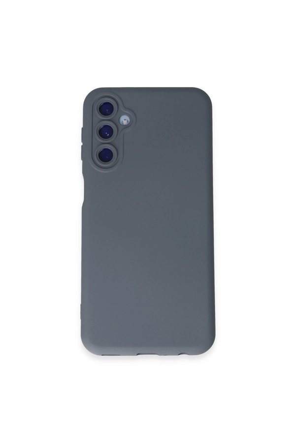 Evimdeyokyok Samsung Galaxy M34 5G Kılıf Nano İçi Kadife Silikon - Gri