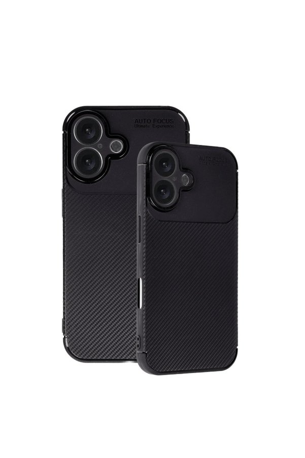 Evimdeyokyok Apple İphone 16 Kılıf Auto Focus Karbon Kapak - Siyah