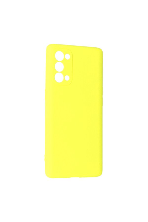 Evimdeyokyok Oppo Reno 5 Pro Kılıf First Silikon - Sarı