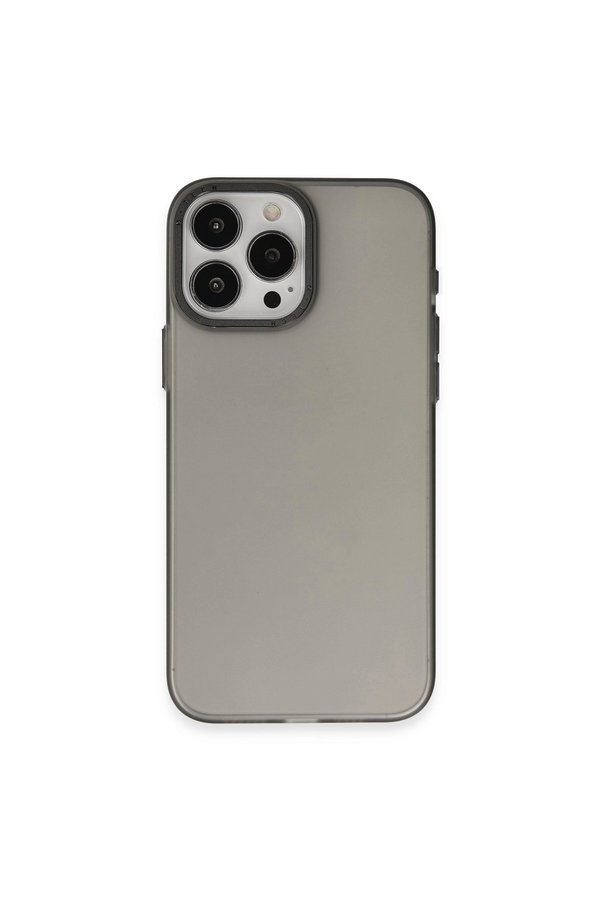Evimdeyokyok Apple İphone 15 Pro Max Kılıf Modos Metal Kapak - Siyah