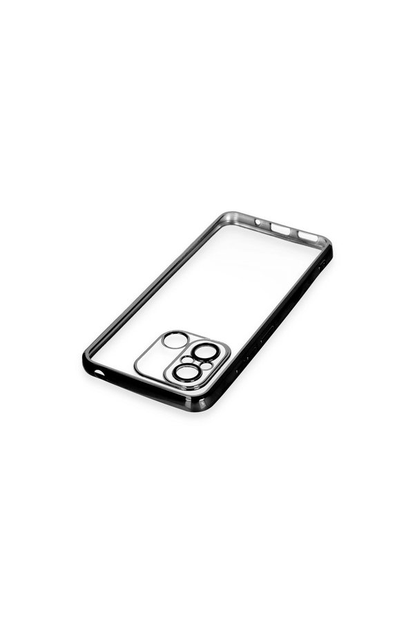 Evimdeyokyok Xiaomi Redmi 12C Kılıf Razer Lensli Silikon - Siyah