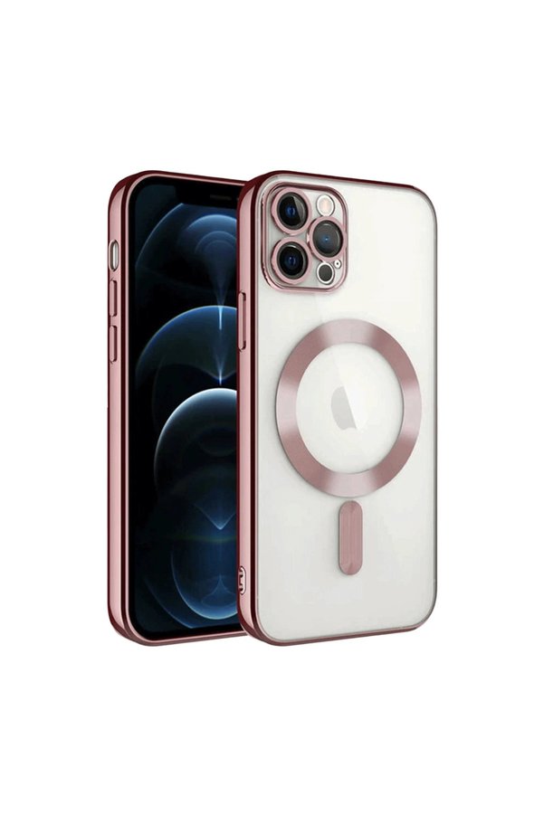 Evimdeyokyok Apple İphone 13 Pro Kılıf Kross Magneticsafe Kapak - Rose