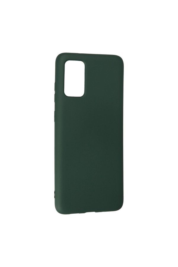 Evi̇mdeyokyok Samsung Galaxy S20 Plus Kılıf Nano İçi̇ Kadi̇fe Si̇li̇kon - Koyu Yeşi̇l