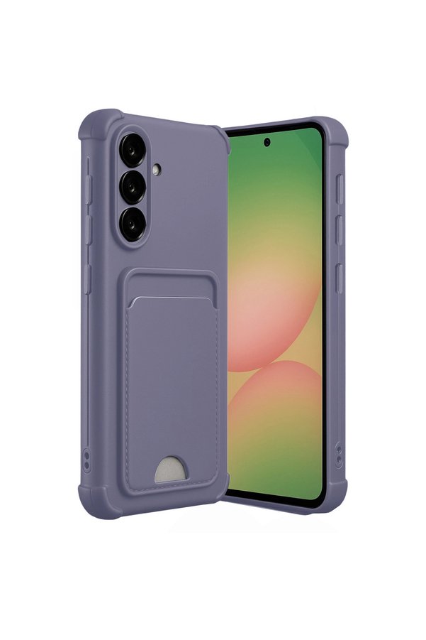 Evimdeyokyok Samsung Galaxy A36 Kılıf Kelvin Kartvizitli Silikon - Lila