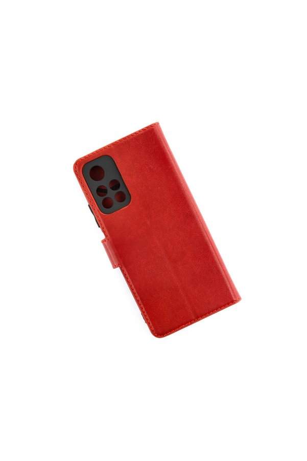 Evi̇mdeyokyok Xi̇aomi̇ Redmi̇ Note 11T Kılıf Trend S Plus Kapaklı Kılıf - Kırmızı