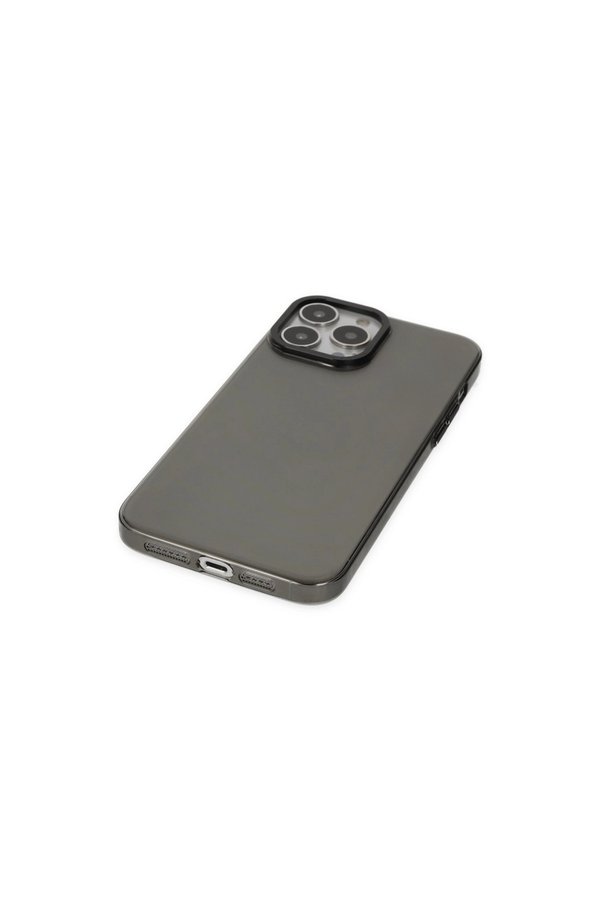 Evimdeyokyok Apple İphone 14 Pro Kılıf Anka Pc Sert Metal Kapak - Siyah