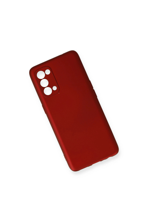 Evimdeyokyok Oppo Reno 5 Pro Kılıf First Silikon - Bordo