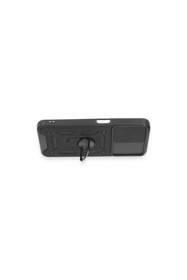 Evi̇mdeyokyok Samsung Galaxy M14 5G Kılıf Pars Lens Yüzüklü Si̇li̇kon - Si̇yah