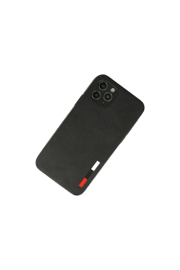 Evimdeyokyok Apple İphone 11 Pro Kılıf Loop Deri Silikon - Siyah