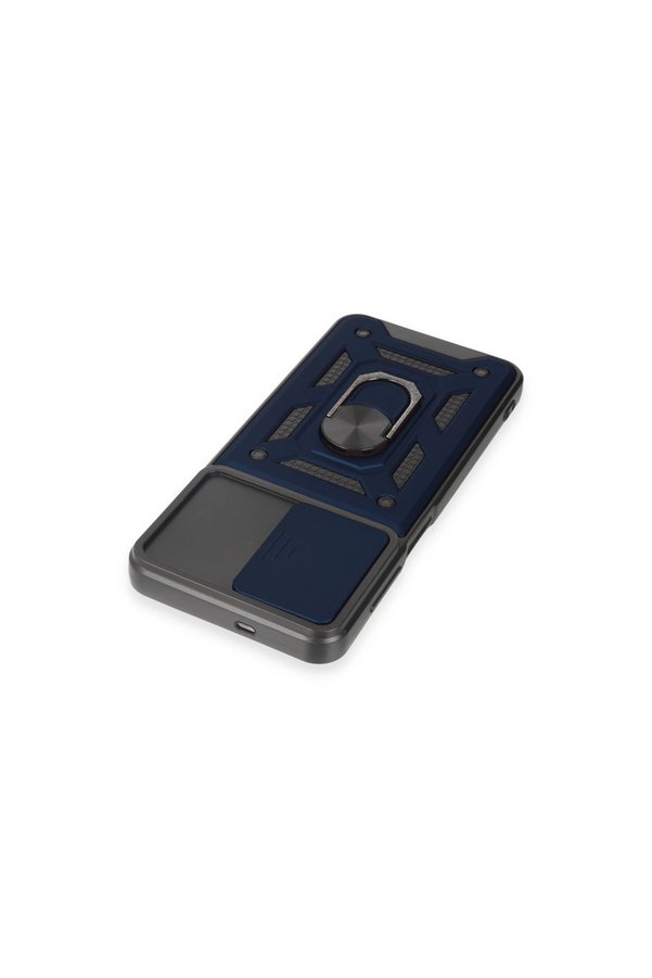 Evi̇mdeyokyok Samsung Galaxy M14 5G Kılıf Pars Lens Yüzüklü Si̇li̇kon - Laci̇vert