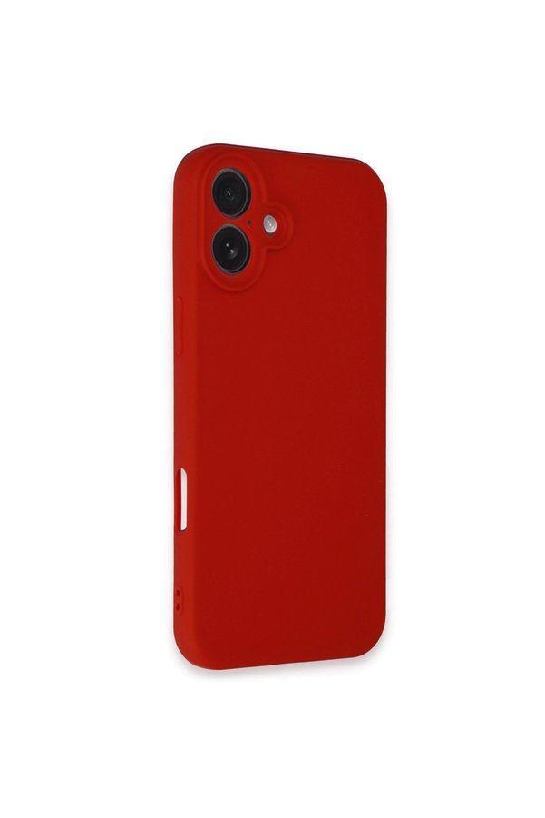 Evimdeyokyok Apple İphone 16 Plus Kılıf First Silikon - Kırmızı