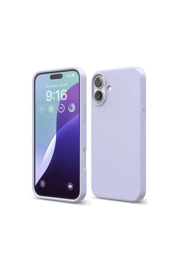Evimdeyokyok Apple İphone 16 Plus Kılıf Nano İçi Kadife Silikon - Lila