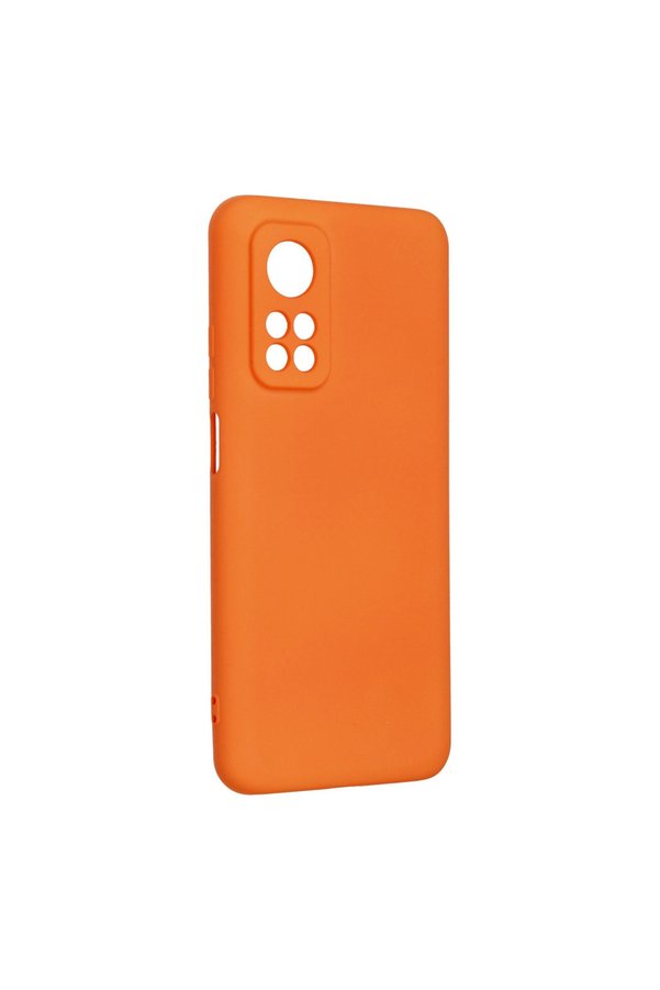 Evimdeyokyok Xiaomi Mi 10T Kılıf Nano İçi Kadife Silikon - Turuncu