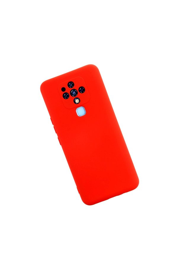 Evi̇mdeyokyok Tecno Camon 16 Kılıf Nano İçi̇ Kadi̇fe Si̇li̇kon - Kırmızı