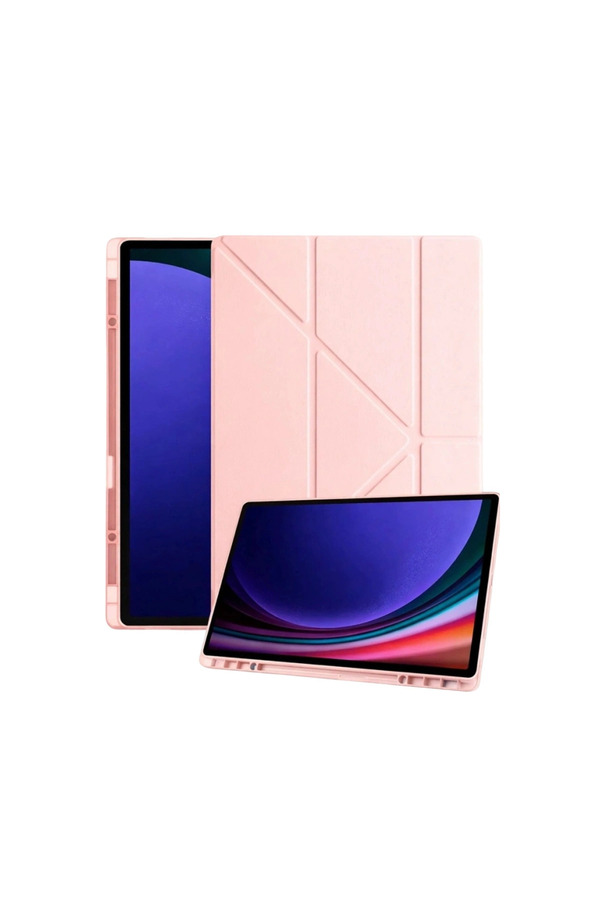 Evimdeyokyok Samsung Galaxy Tab A11 Plus Kalemlikli Mars Tablet Kılıfı - Rose Gold