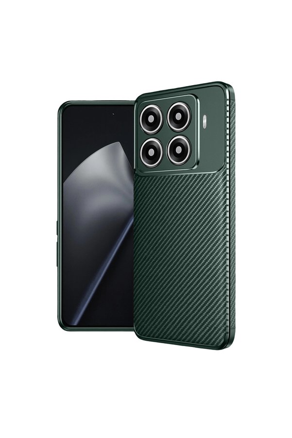 Evimdeyokyok Xiaomi Mi 15T Pro Auto Focus Karbon Kapak - Koyu Yeşil