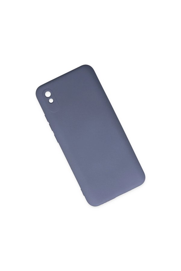 Evimdeyokyok Xiaomi Redmi 9A Kılıf Nano İçi Kadife Silikon - Gri