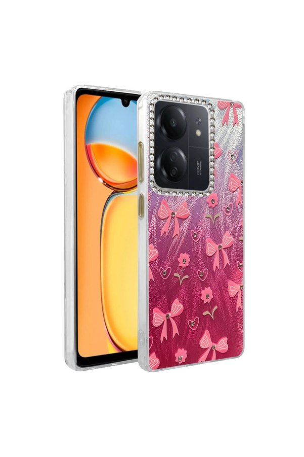 Evimdeyokyok Xiaomi Redmi 13C Kılıf Blade Aynalı Desenli Kapak - Desen 3