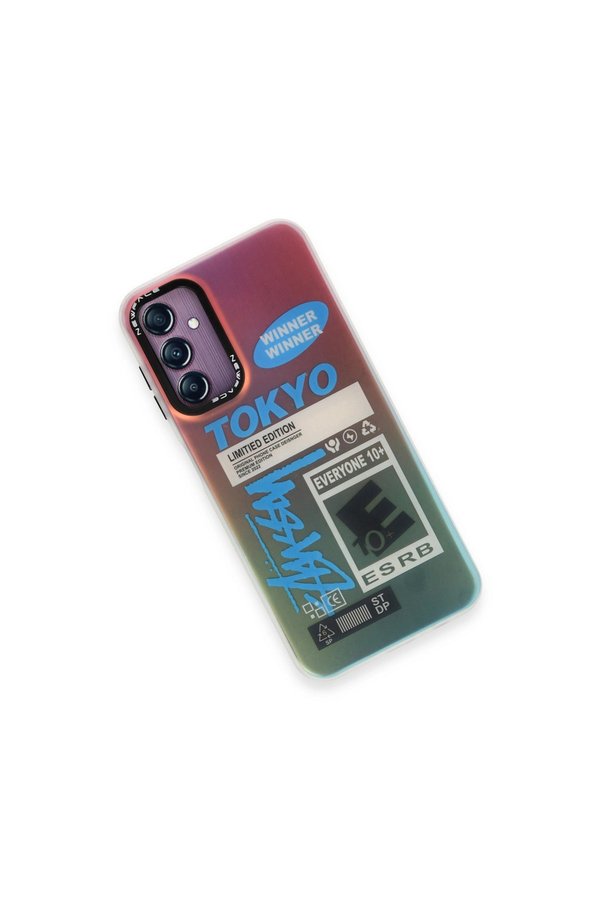 Evimdeyokyok Samsung Galaxy A14 4G Kılıf Estoril Desenli Kapak - Estoril - 1