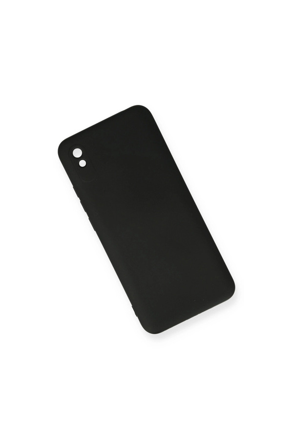 Evimdeyokyok Xiaomi Redmi 9A Kılıf Nano İçi Kadife Silikon - Siyah
