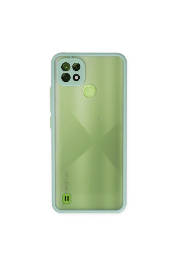 Evimdeyokyok Realme C21 Kılıf Montreal Silikon Kapak - Turkuaz