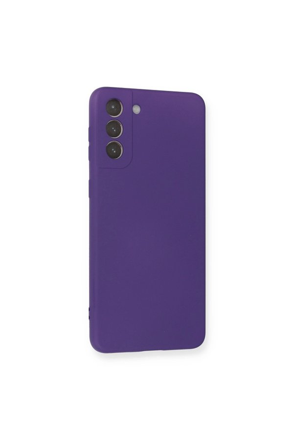 Evimdeyokyok Samsung Galaxy S21 Plus Kılıf Nano İçi Kadife Silikon - Mor