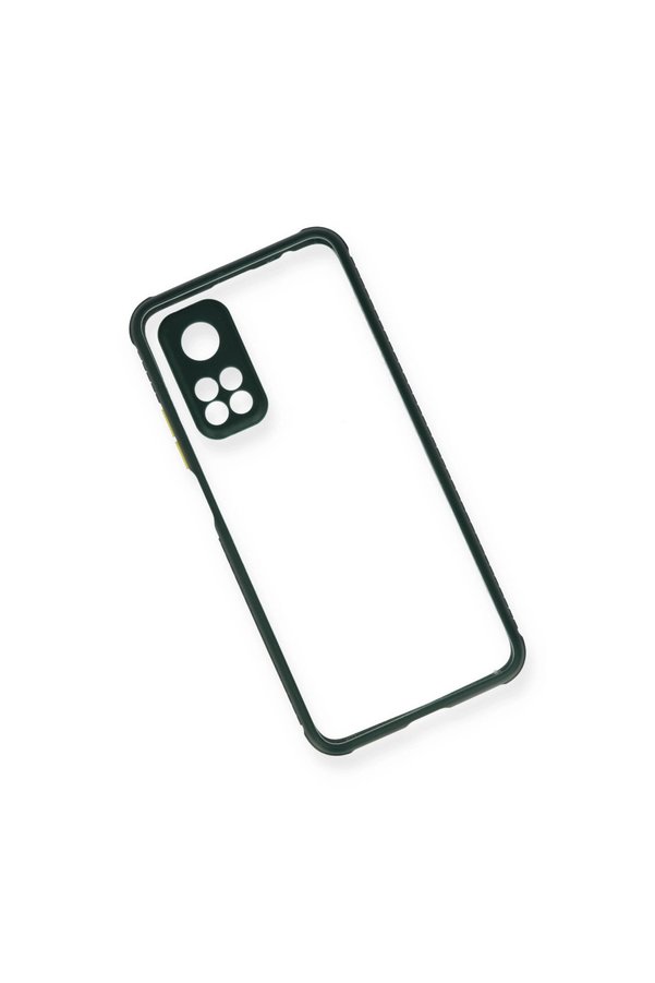 Evimdeyokyok Xiaomi Mi 10T Pro Kılıf Miami Şeffaf Silikon - Koyu Yeşil