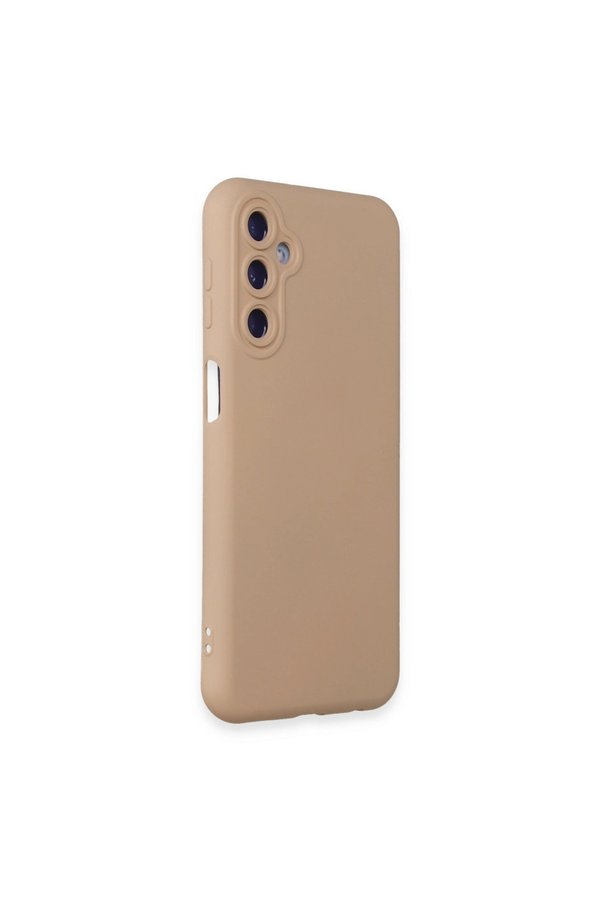 Evi̇mdeyokyok Samsung Galaxy M34 5G Kılıf Nano İçi̇ Kadi̇fe Si̇li̇kon - Pudra