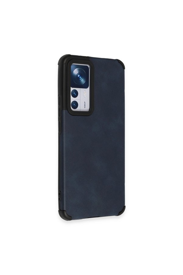 Evimdeyokyok Xiaomi Mi 12T Kılıf Loop Deri Silikon - Lacivert