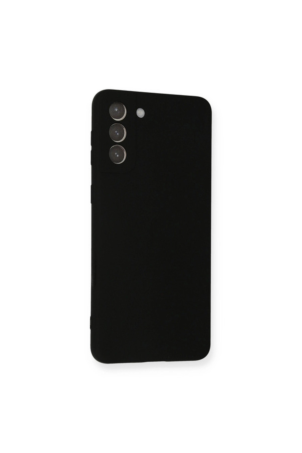 Evimdeyokyok Samsung Galaxy S21 Plus Kılıf Nano İçi Kadife Silikon - Siyah