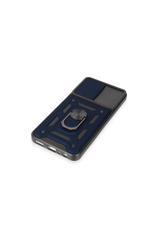 Evi̇mdeyokyok Samsung Galaxy M14 5G Kılıf Pars Lens Yüzüklü Si̇li̇kon - Laci̇vert