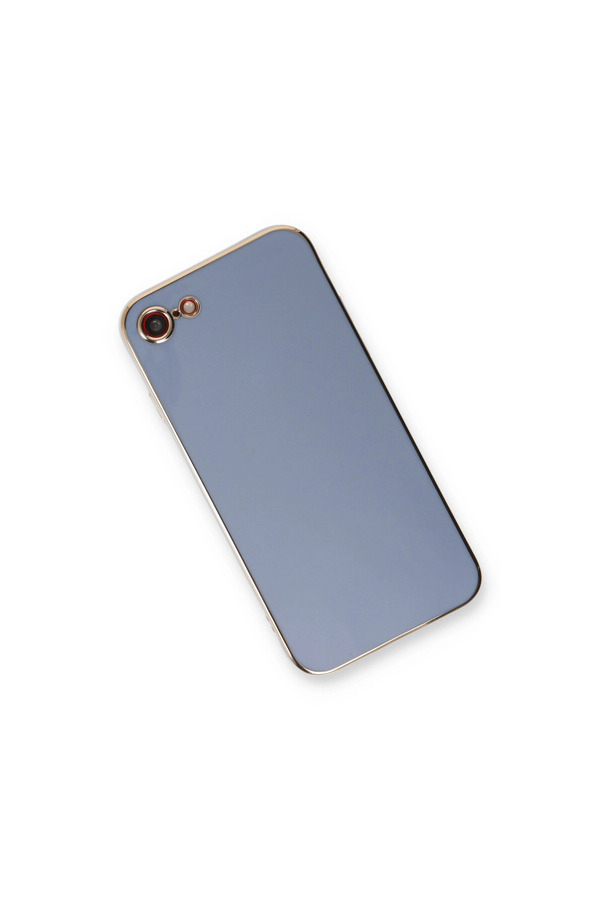 Evimdeyokyok Apple İphone 7 Kılıf Volet Silikon - Mavi