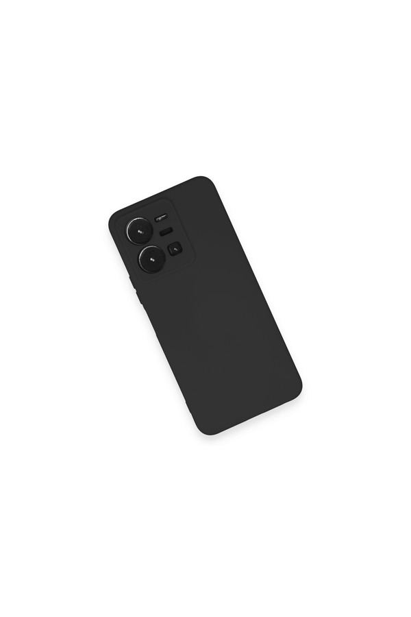 Evimdeyokyok Vivo Y35 Kılıf Nano İçi Kadife Silikon - Siyah