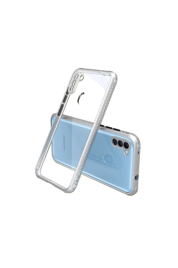Evimdeyokyok Samsung Galaxy A11 Kılıf Miami Şeffaf Silikon - Şeffaf