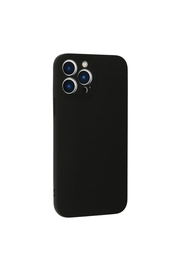 Evimdeyokyok Apple İphone 13 Pro Max Kılıf Nano İçi Kadife Silikon - Siyah