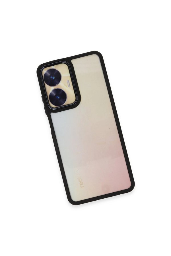 Evi̇mdeyokyok Realme C55 Kılıf Dora Kapak - Si̇yah