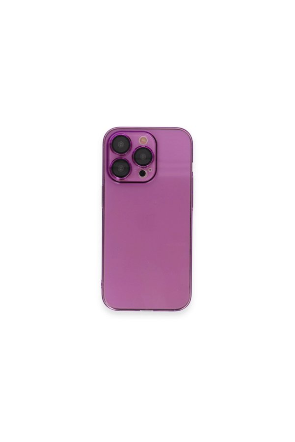 Evimdeyokyok Apple İphone 14 Pro Max Kılıf Armada Lensli Kapak - Mor
