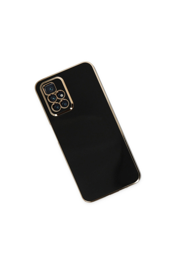 Evimdeyokyok Xiaomi Redmi 10 2022 Kılıf Volet Silikon - Siyah