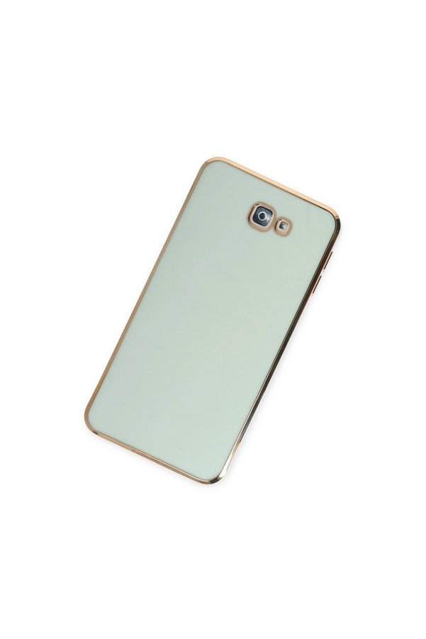Evi̇mdeyokyok Samsung Galaxy J7 Pri̇me Kılıf Volet Si̇li̇kon - Açık Yeşi̇l