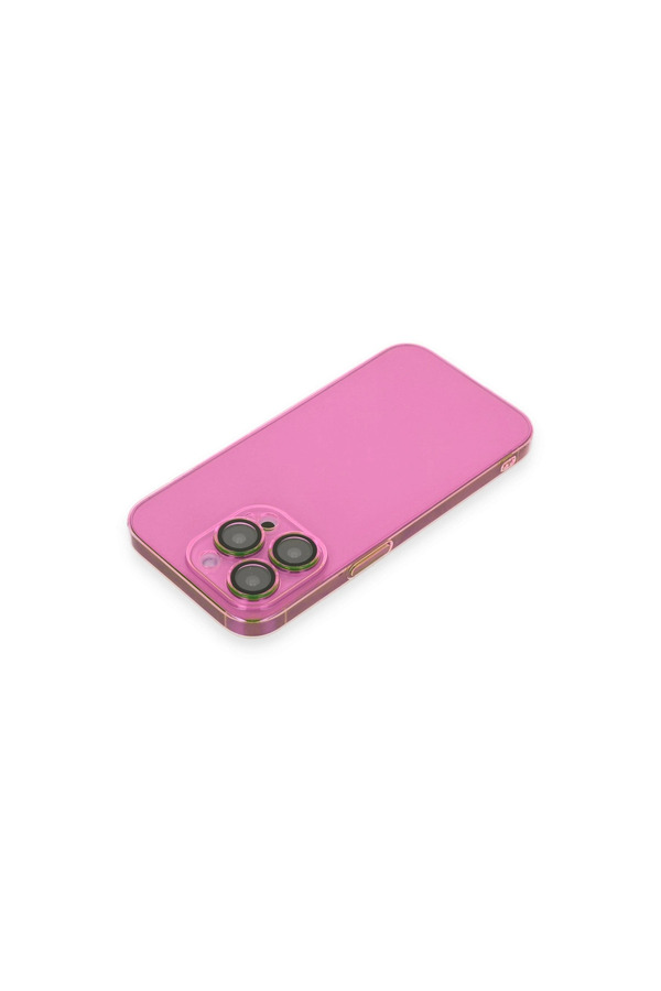 Evimdeyokyok Apple İphone 14 Pro Max Kılıf Armada Lensli Kapak - Pembe
