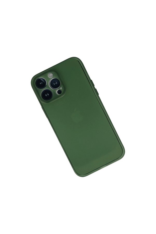 Evi̇mdeyokyok Apple İphone 13 Pro Kılıf Pp Ultra İnce Kapak - Yeşi̇l