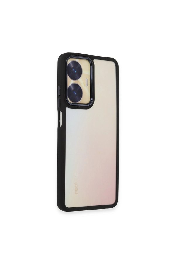 Evi̇mdeyokyok Realme C55 Kılıf Dora Kapak - Si̇yah