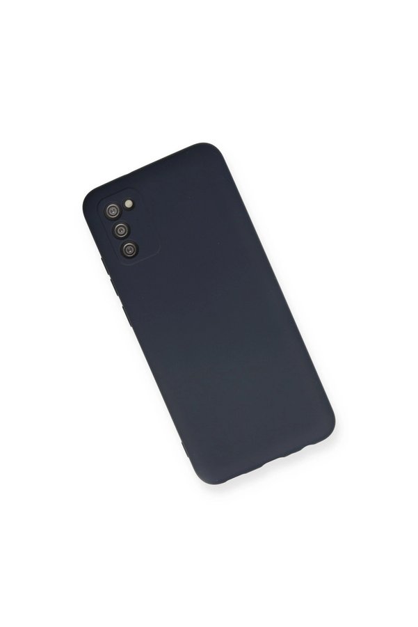 Evi̇mdeyokyok Samsung Galaxy A03S Kılıf Nano İçi̇ Kadi̇fe Si̇li̇kon - Laci̇vert