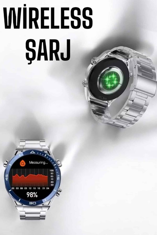 Emrexport Akıllı Saat Yeni Nesil 2024 Model Metal Kordonlu Bluetooth Bağlantılı - Galltr8623-6817