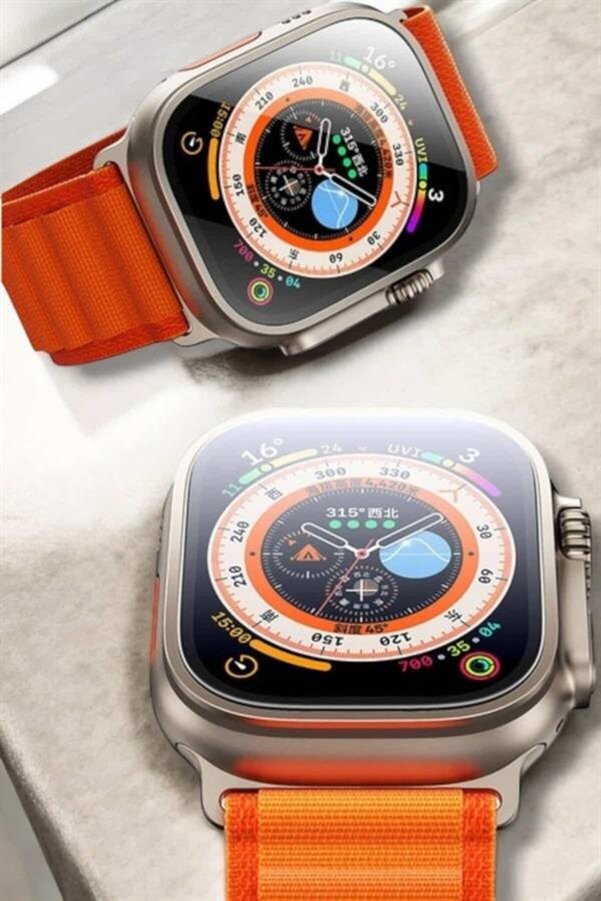 Etc 49Mm Ekranlı Kan Basıncı Ve Adımsayar Özellikli Bluetooth Akıllı Saat - Mmmmmm6807-9878