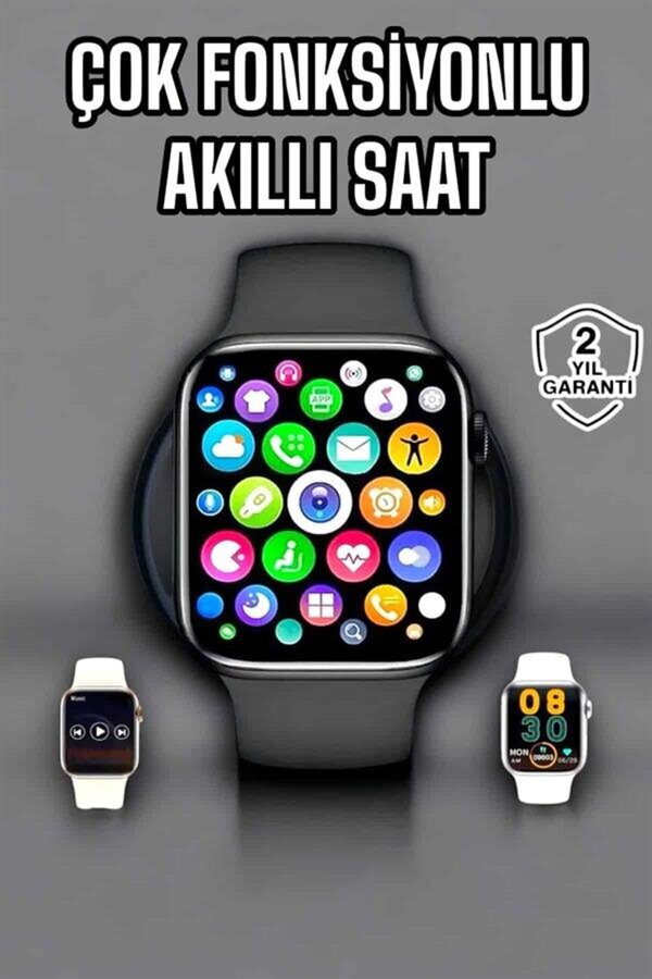 Etc Akıllı Saat Amoled Ekran Gps Ve Uyku Takibi Bluetooth Bağlantılı - Mmmmmm7059-6946